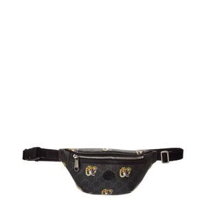 Gucci Gg Supreme Canvas Belt Bag, Black